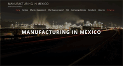 Desktop Screenshot of manufacturinginmexico.org