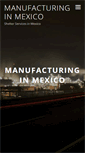 Mobile Screenshot of manufacturinginmexico.org